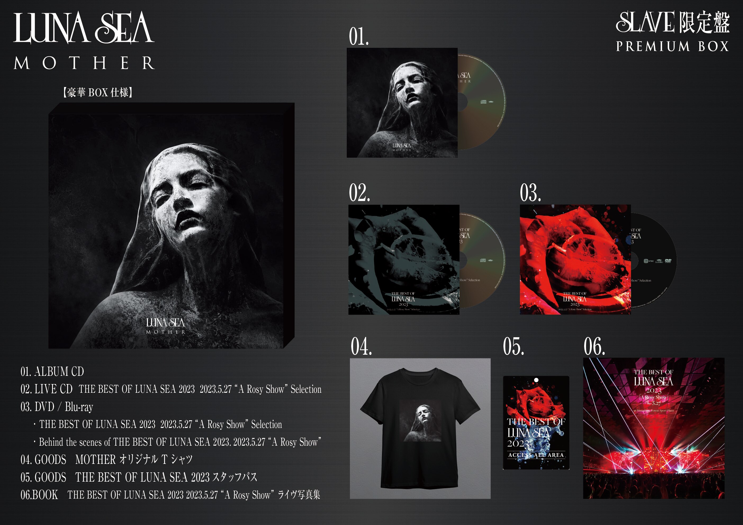 LUNA SEA  MOTHER  STYLE   SLAVE 限定盤MOTHE