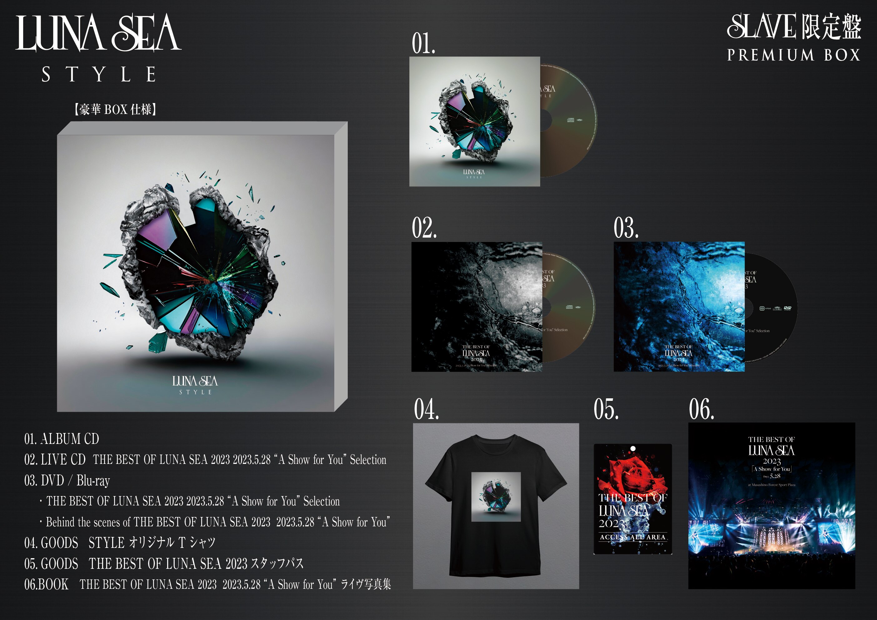 LUNA SEA 復活祭 SLAVE限定BOX 2Blu-ray+4CDその他 - ミュージック